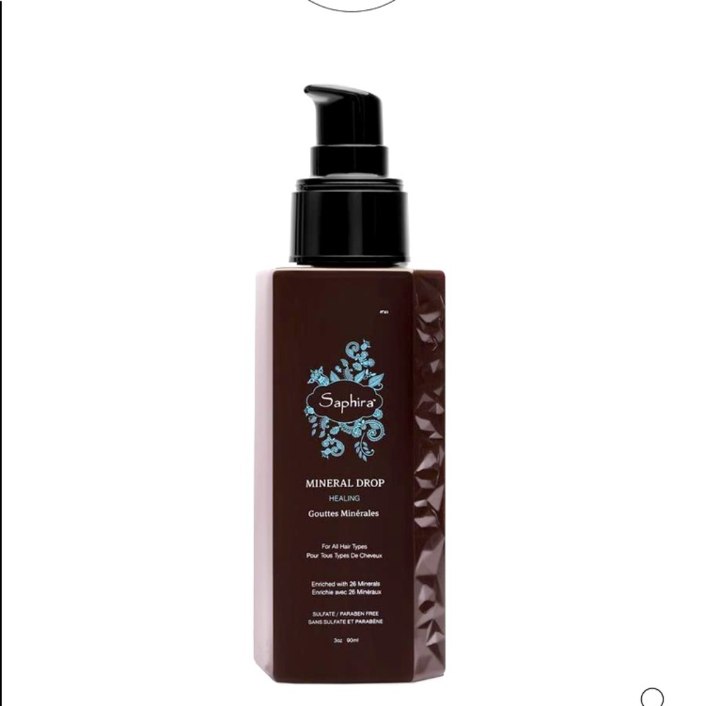 The Saphira Mineral Drop is a finishing product